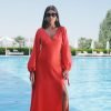 COMODE Summer red dress