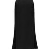 COMODE Black Silk Skirt