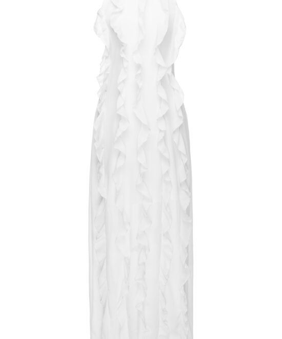 COMODE Mermaid White Dress