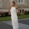 COMODE Mermaid White Dress