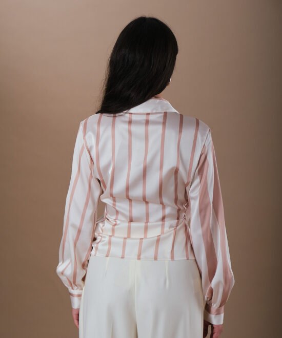 Alternative view of COMODE Striped Silk Shirt