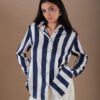 COMODE Striped Silk Shirt