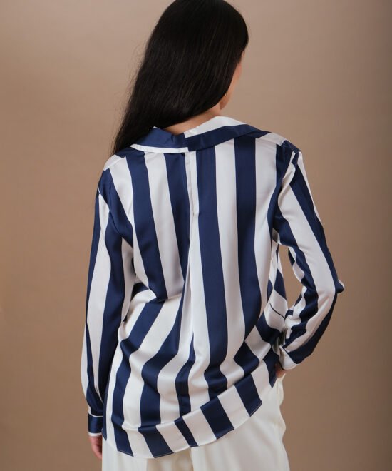 Alternative view of COMODE Striped Silk Shirt