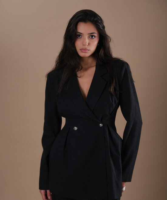 COMODE Sylvie Black Blazer