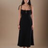 COMODE Black Tulip Dress