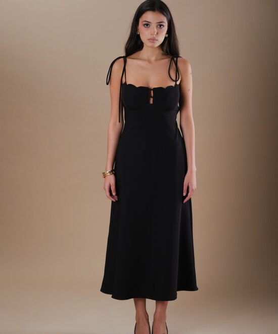 COMODE Black Tulip Dress