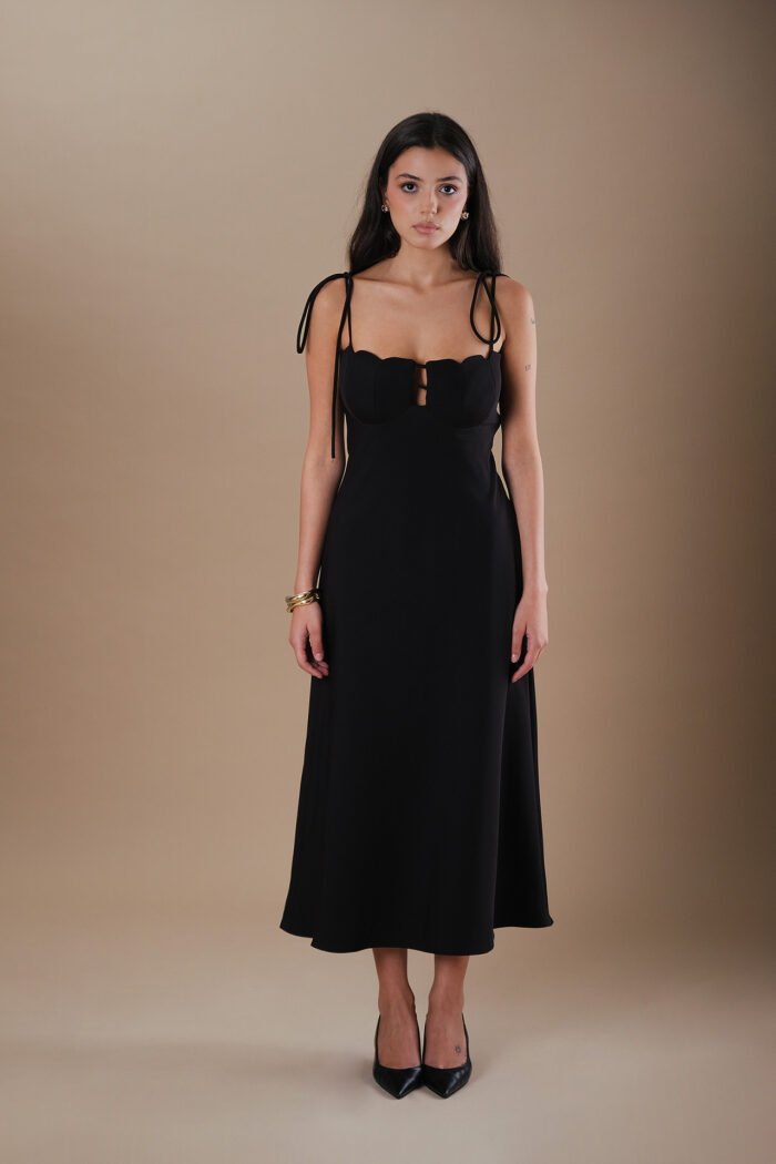 COMODE Black Tulip Dress