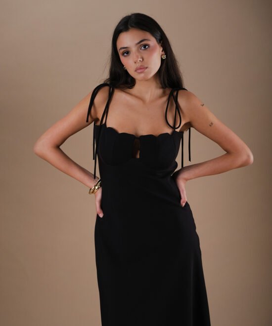 Alternative view of COMODE Black Tulip Dress
