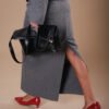 COMODE Priestly Gray Skirt