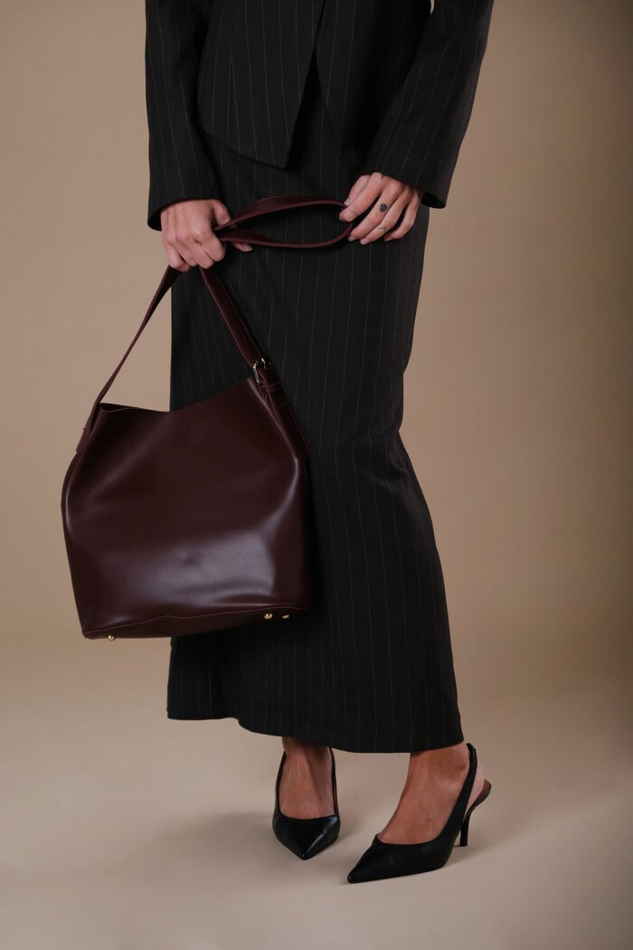 COMODE Burgundy Tote bag - Image 3