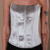 MARIKONE Velvet Silver Corset