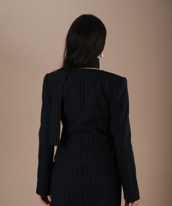 Alternative view of COMODE Priestly Black Blazer