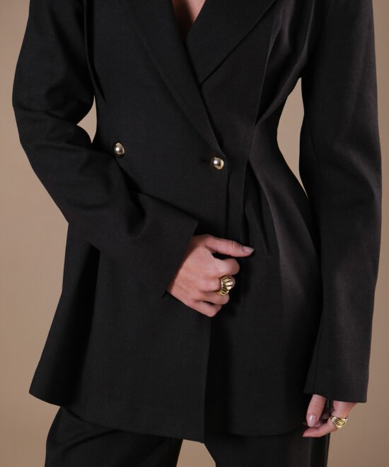 COMODE Sylvie Dark Brown Blazer