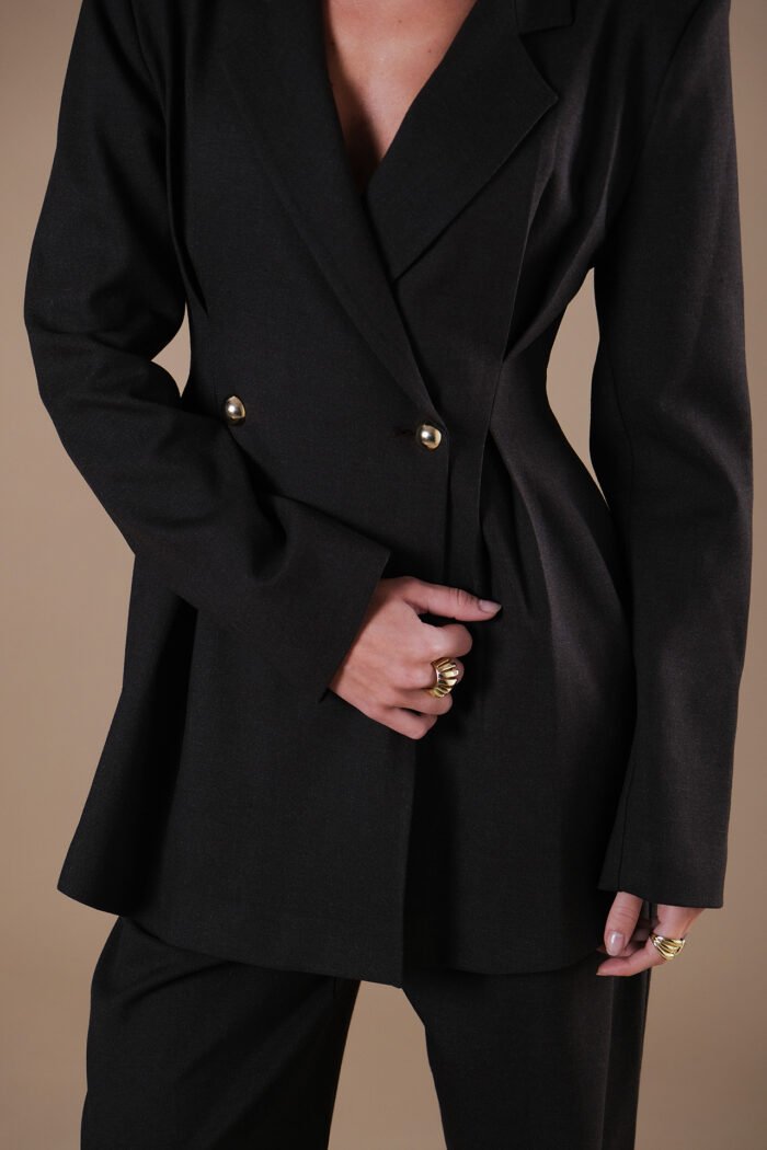 COMODE Sylvie Dark Brown Blazer