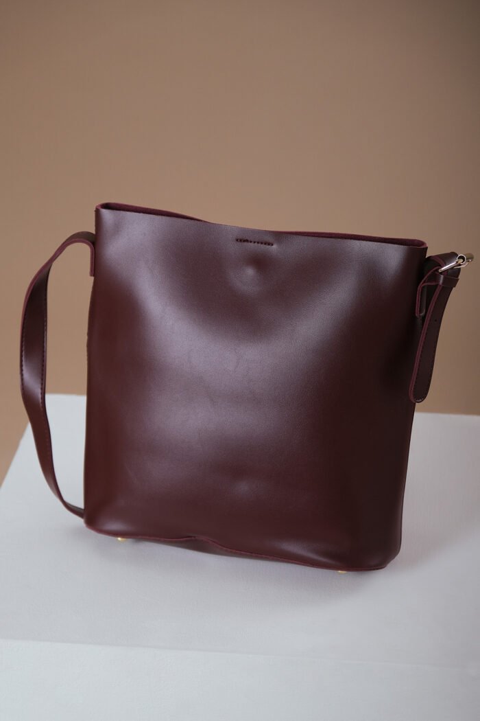 COMODE Burgundy Tote bag - Image 2