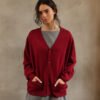 COMODE Red cardigan