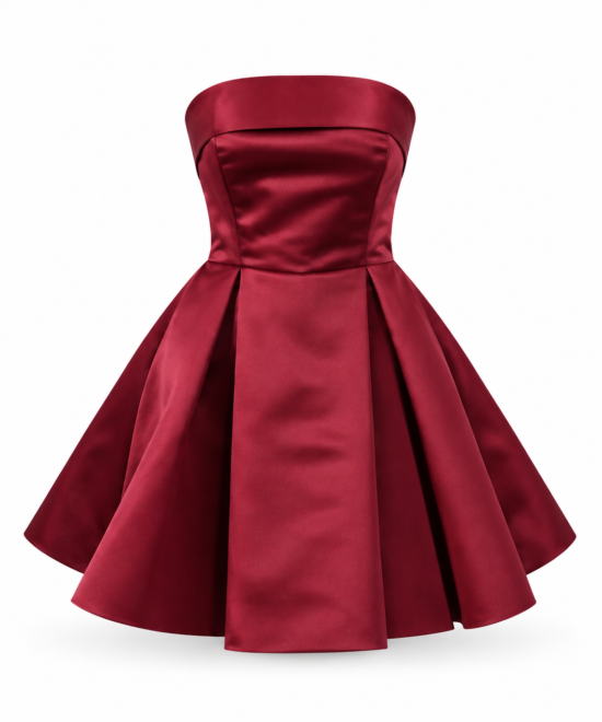 COMODE Emily Burgundy Dress