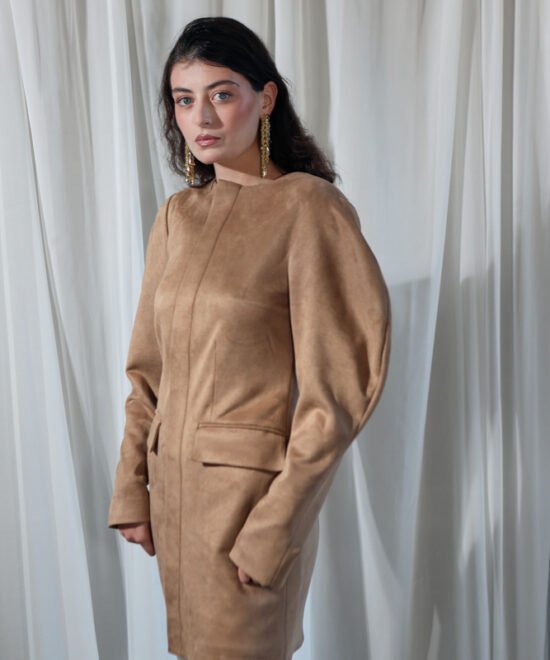 Alternative view of COMODE Hailey Beige Dress