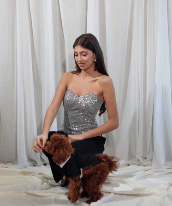 Alternative view of COMODE Gatsby Silver Corset