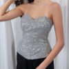 COMODE Gatsby Silver Corset
