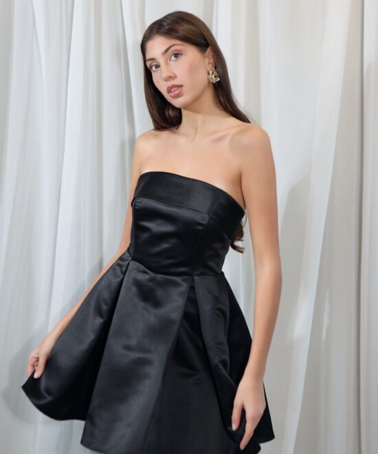 COMODE Emily Black Dress