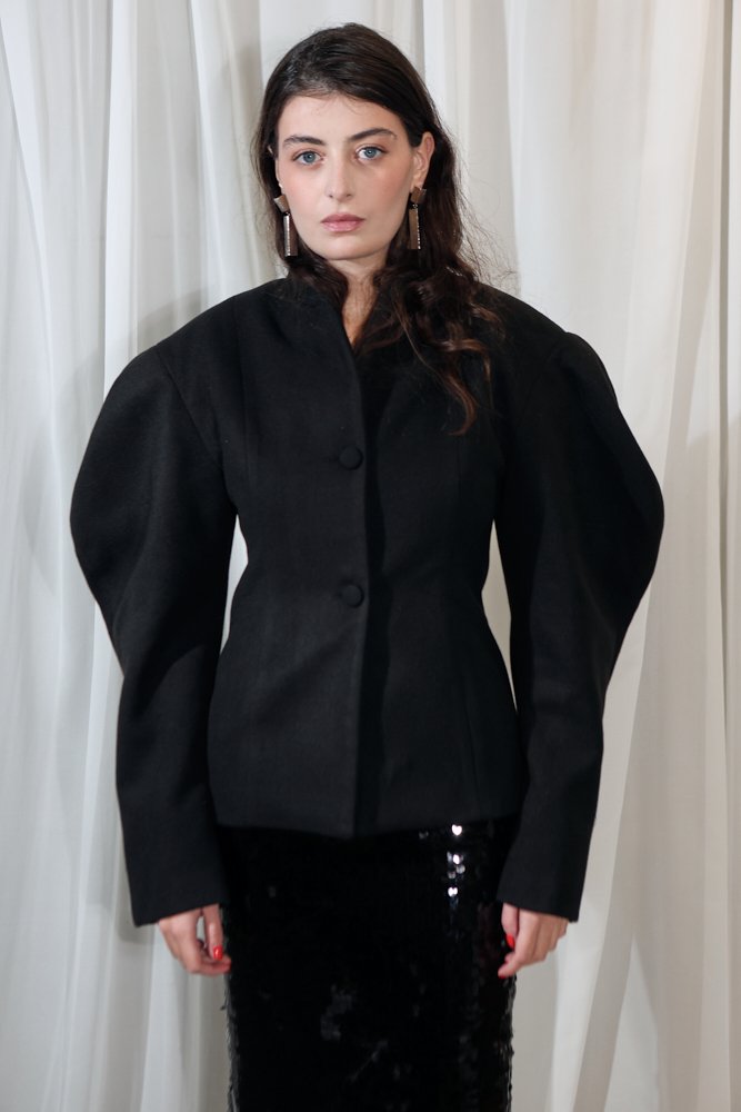 COMODE Rhea Black Blazer