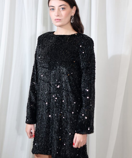 COMODE Gatsby Black Dress