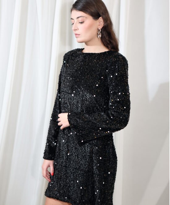 Alternative view of COMODE Gatsby Black Dress