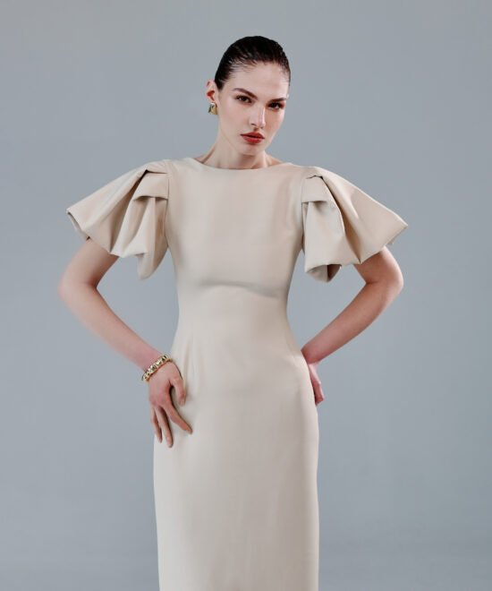 Alternative view of COMODE Elen Beige Dress