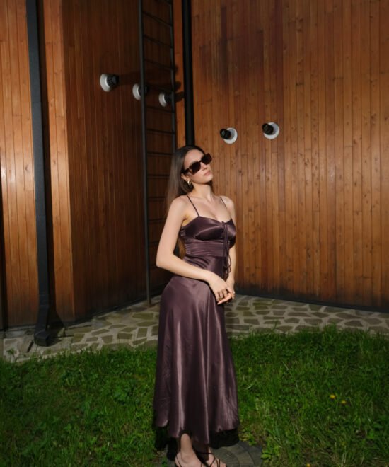 COMODE Aira Brown Dress
