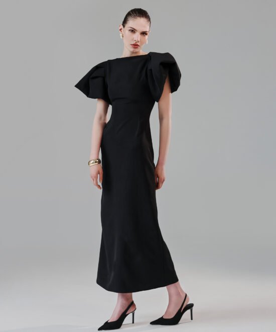 Alternative view of COMODE Elen Black Dress