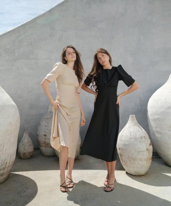 Alternative view of COMODE Nina Black dress