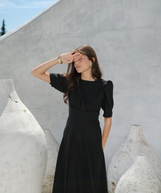 COMODE Nina Black dress