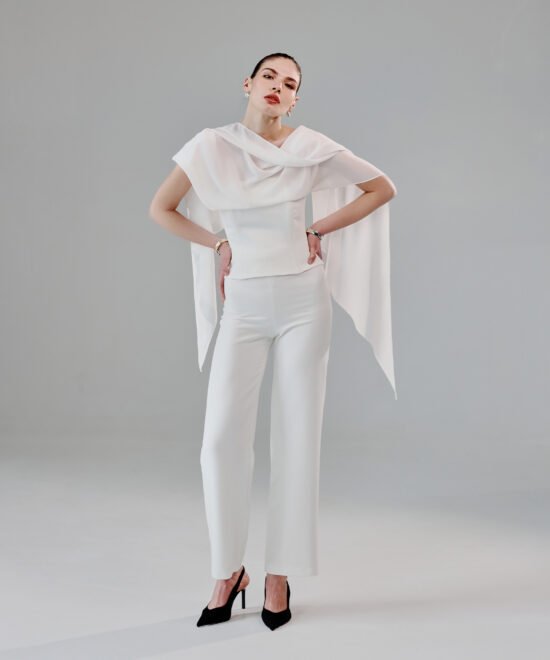 Alternative view of COMODE Mariposa White Corset