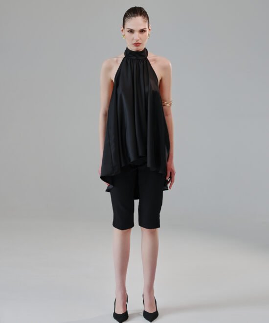 COMODE Audrey Black Top