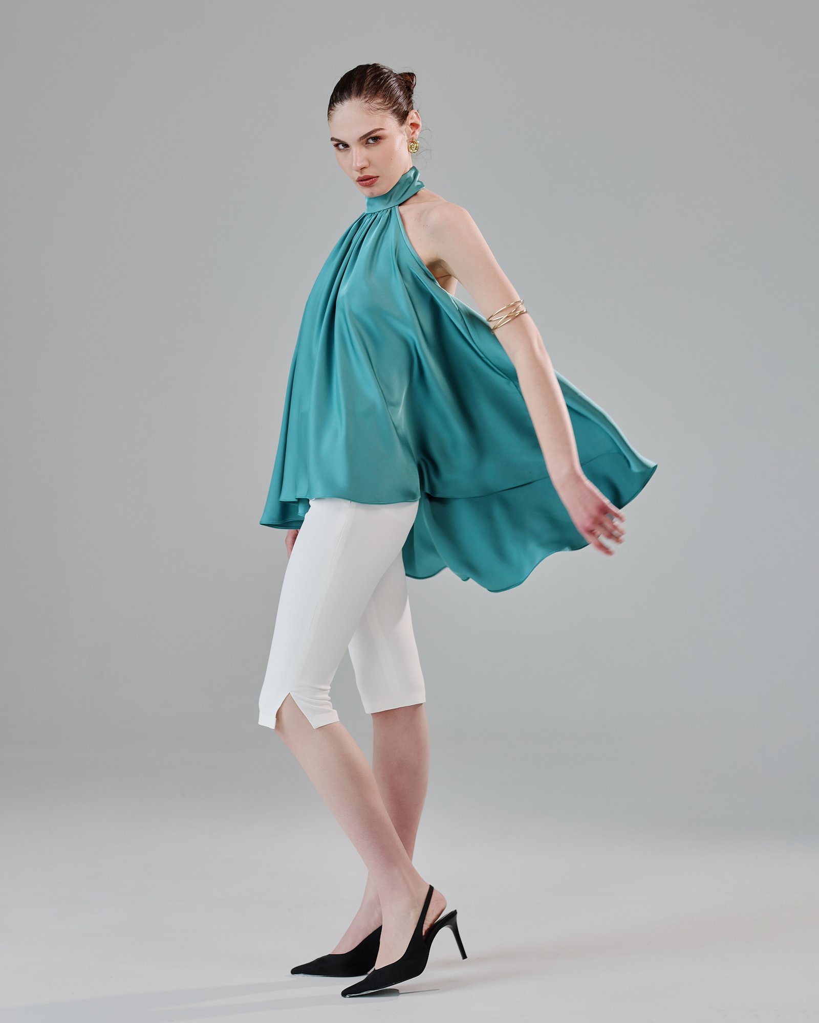 COMODE Audrey Turqoise Top - Image 4