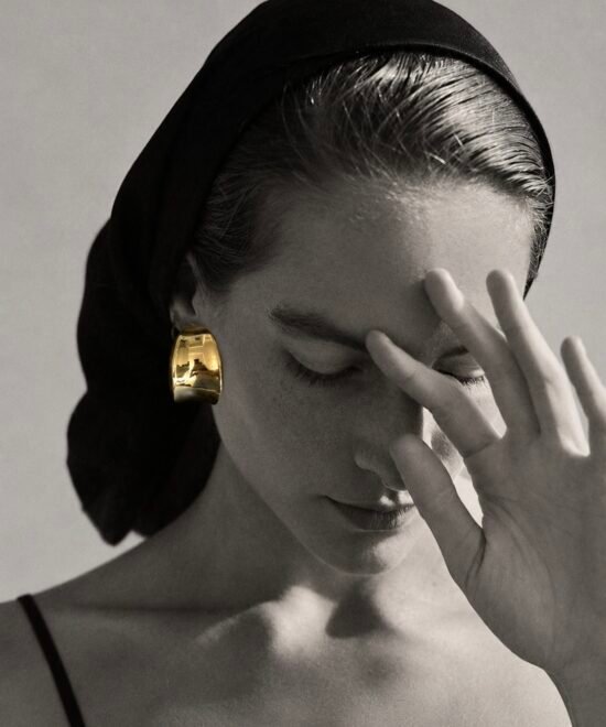 Alternative view of NOIR Gold Margot Earrings