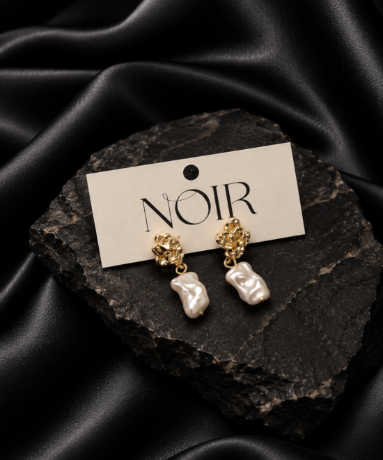 NOIR Gold Gabrielle Earrings
