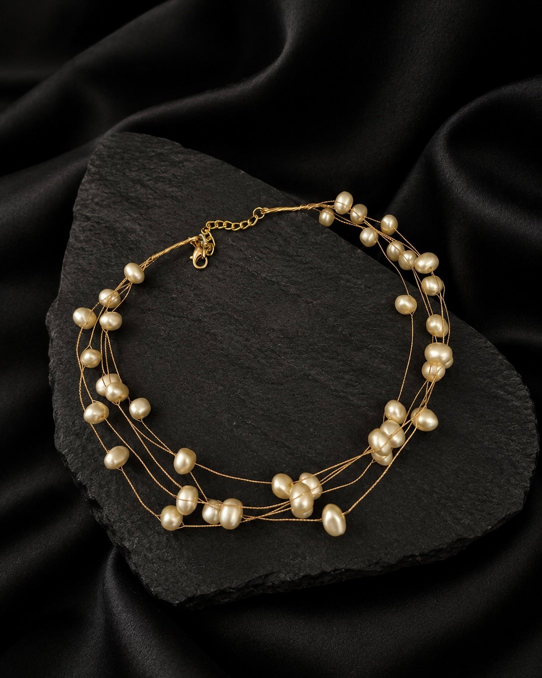 NOIR Pearl Necklace