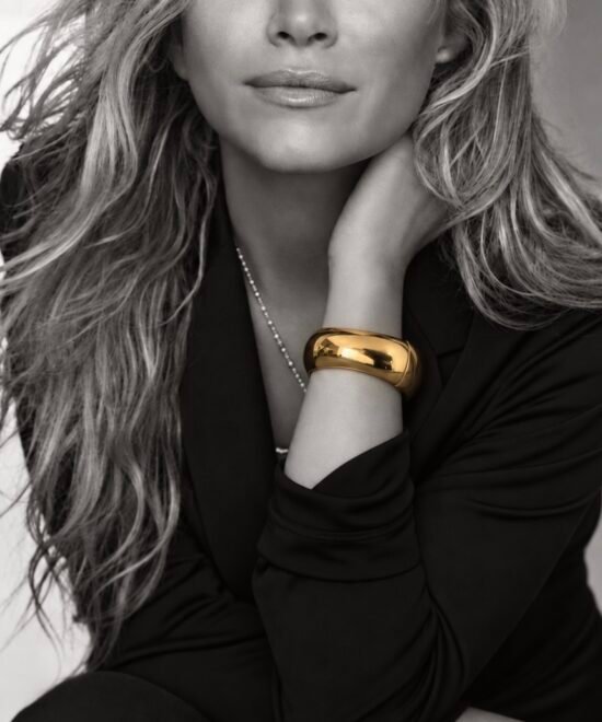 Alternative view of NOIR Gold Basic Bracelet