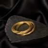 NOIR Gold shiny Bangles