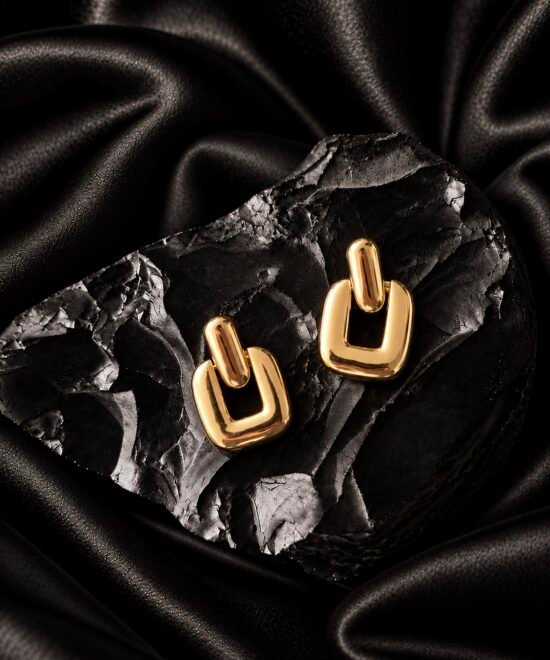 NOIR Gold Earrings