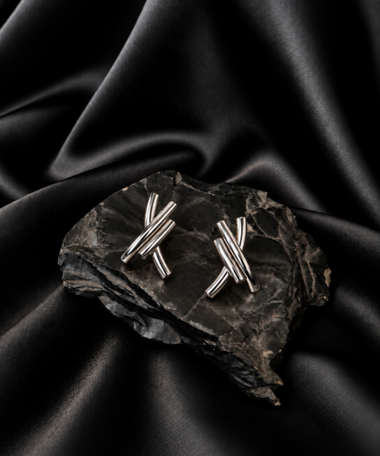 NOIR Silver Earring