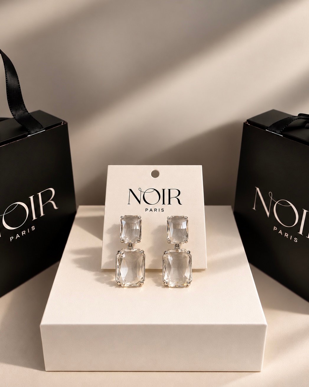 NOIR Mirror Earrings - Image 3