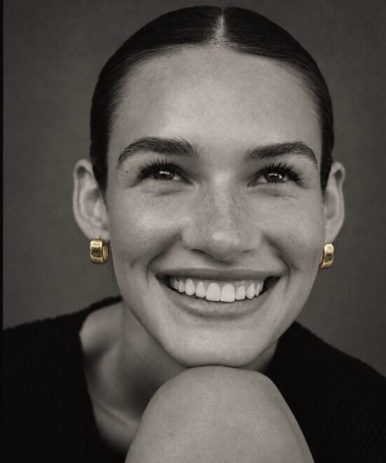 Alternative view of NOIR Classic Gold Earrings