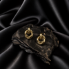 NOIR mini Knot Earrings