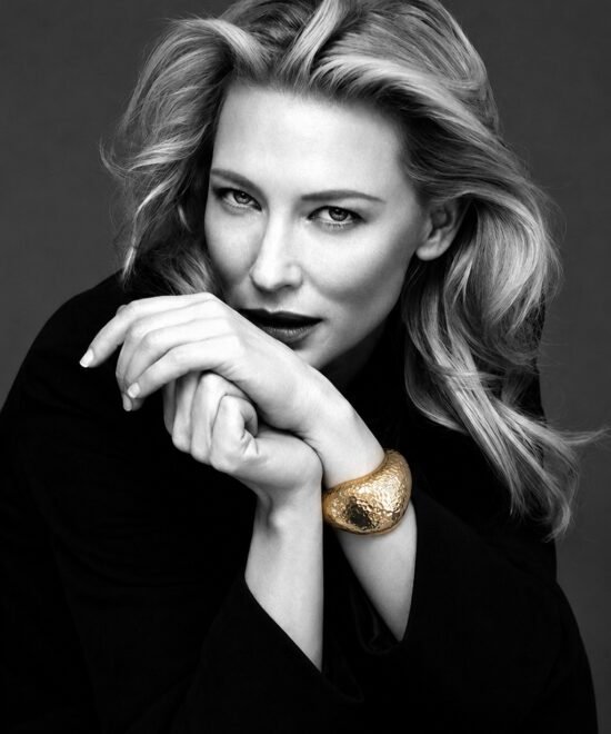 Alternative view of NOIR Gold Chunky Bracelet