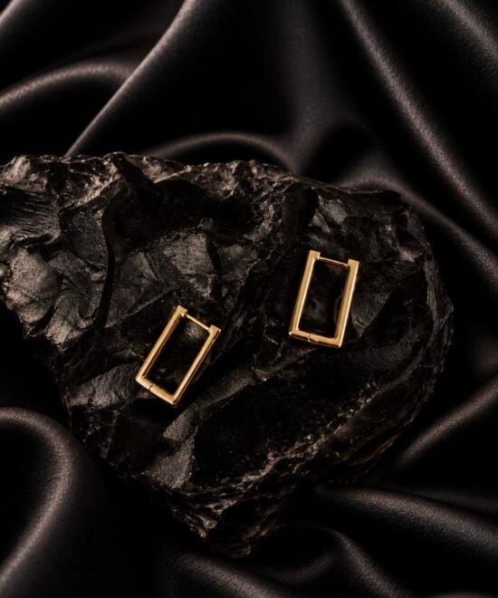 NOIR Slim Gold Earrings