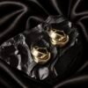 NOIR Gold Hoop Earrings