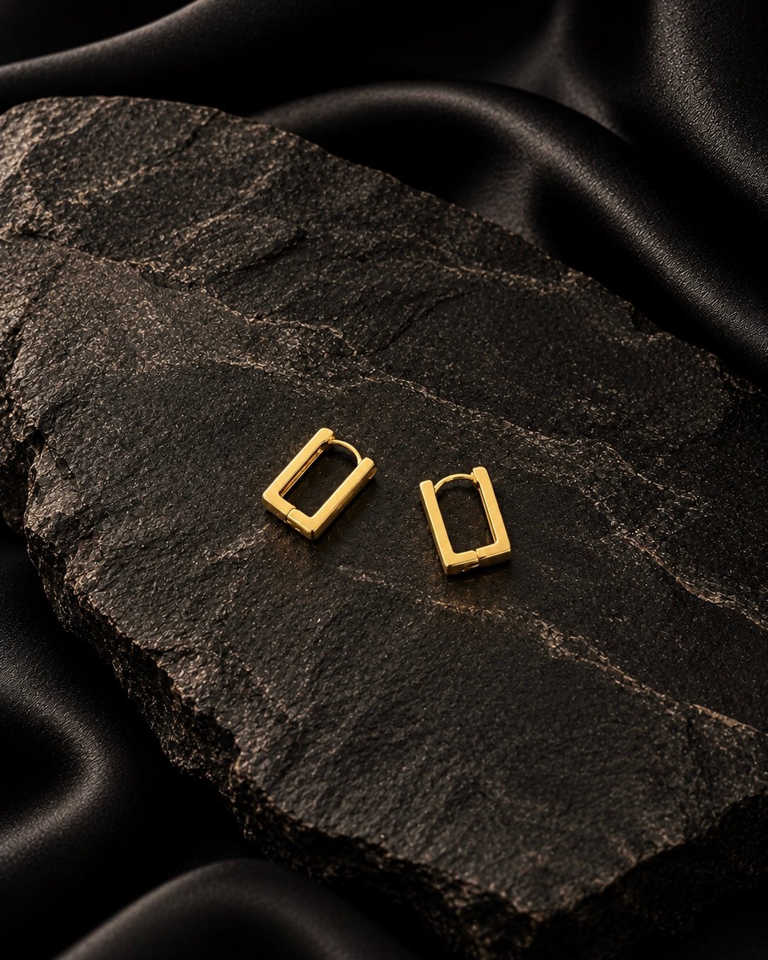 NOIR Mini Gold Slim Earrings